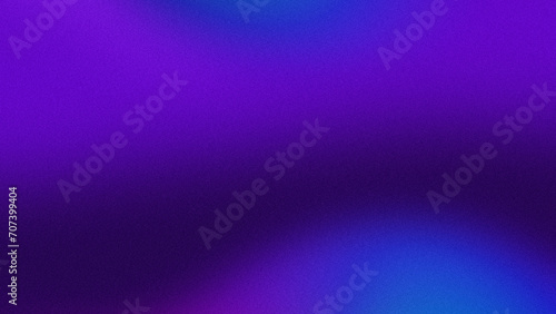 Blue purple grainy gradient vertical glowing abstract light wave on black noise texture background stock illustration. Background aesthetic. Vintage psychedelic backdrop