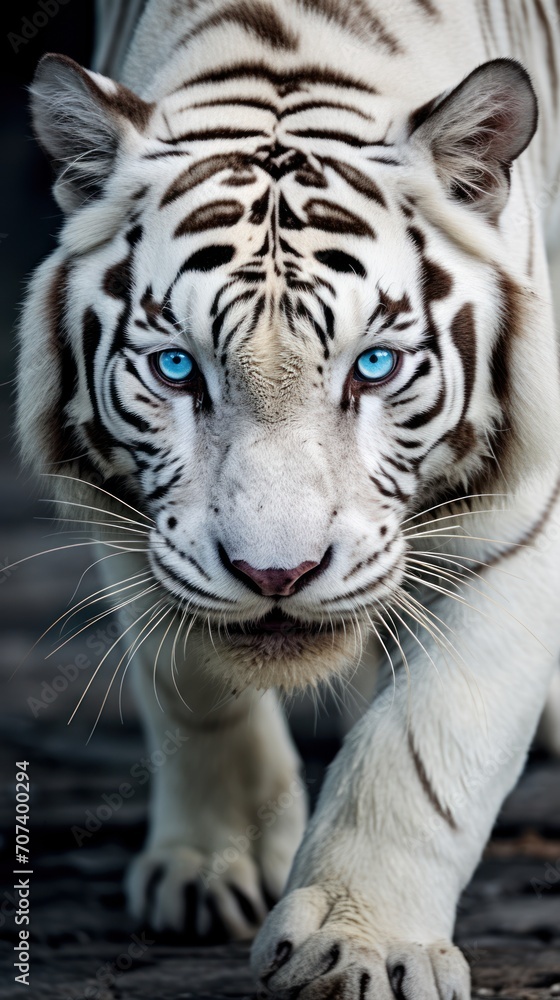 Obraz premium white bengal tiger