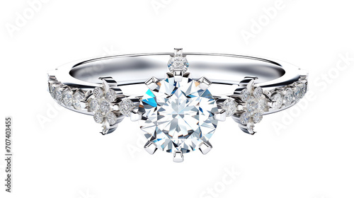 a diamond ring with diamonds photo
