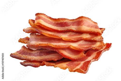 a stack of bacon photo