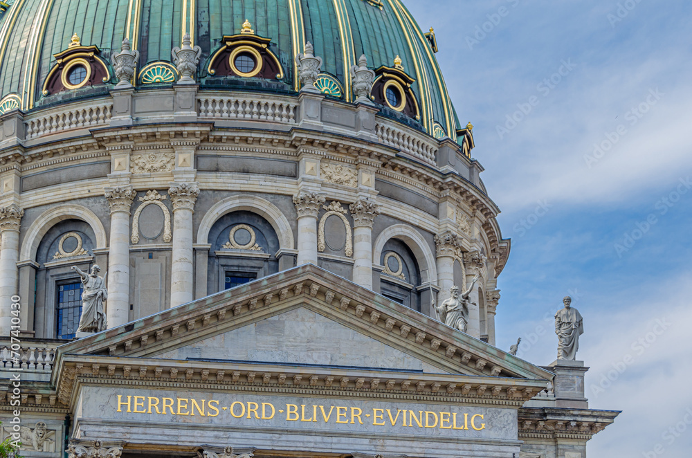 Φωτογραφία View of Frederik's Church (The Marble Church) in Copenhagen, Denmark