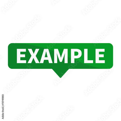 Example Green Rectangle Shape For Explanation Detail Information Knowledge Announcement
