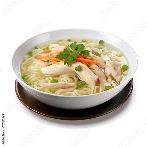 thai noodle soup with shrimp, transparent png