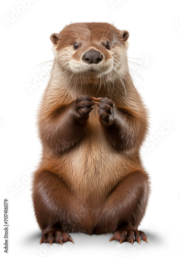 Cute otter portrait view from front © FP Creative Stock
