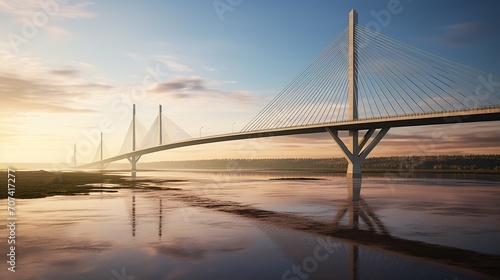 view of the bridge from below in sweden