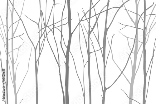 tree silhouette illustration #707423651