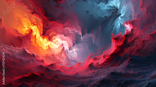 Abstract cloud background