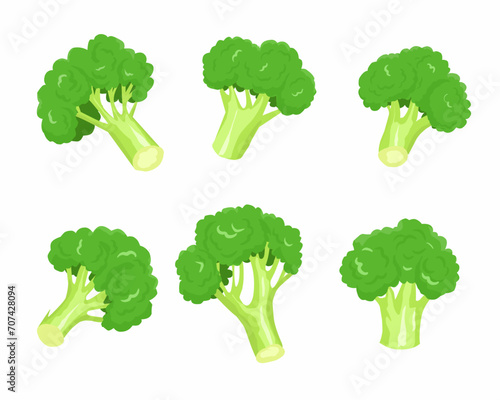 Hand Drawn Broccoli Vegetable Illustration