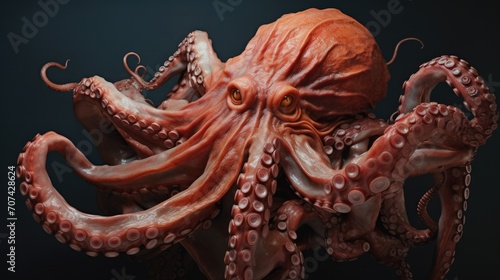 octopus displaying its remarkable intelligence generative ai