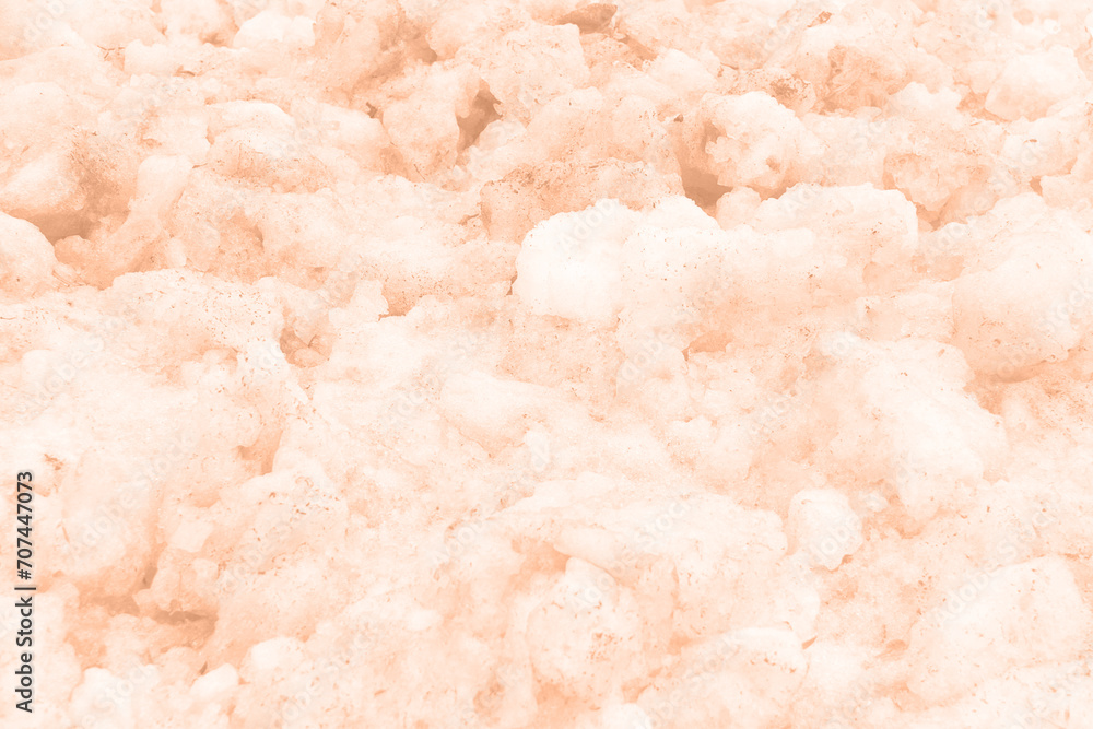 Early spring time dirty gray melted snow Early spring time dirty gray melted snow