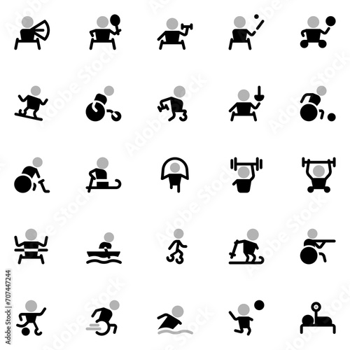 Accesbility Sport Duotone Sheet Icon