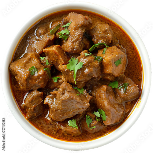 Lamb curry, PNG picture, no background image.
