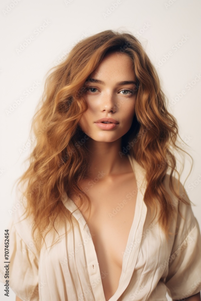 Beautiful woman from 70s Ai Generative Beautiful woman from 70s Ai Generative