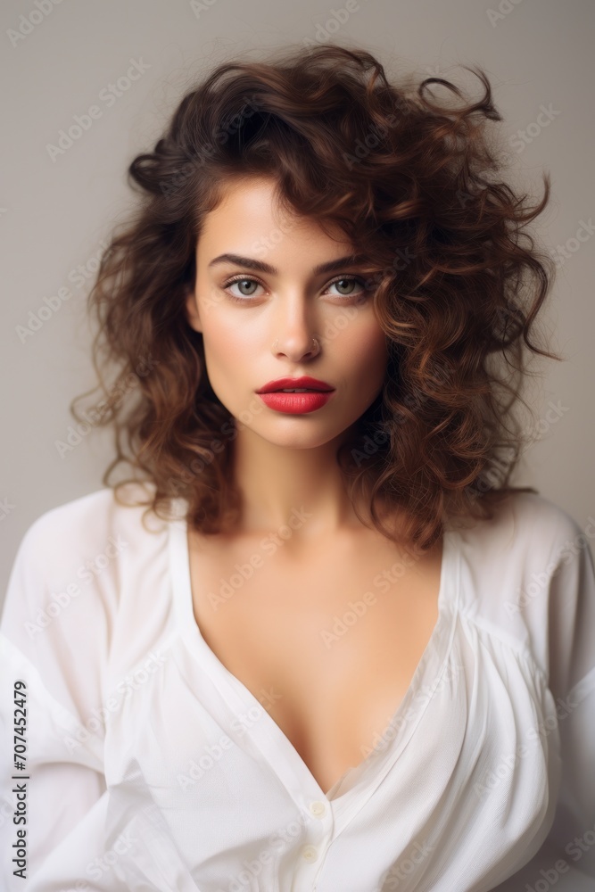 Beautiful woman from 80s Ai Generative Beautiful woman from 80s Ai Generative