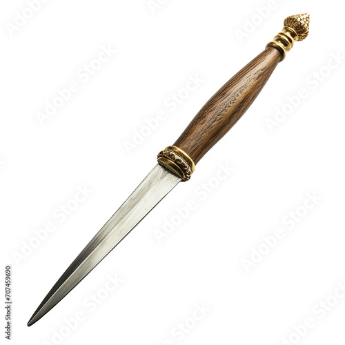 Letter opener, PNG picture, no background image. photo