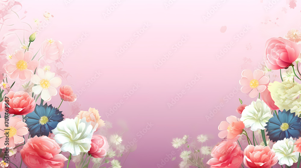 Fototapeta premium Beautiful pink rose bouquet flowers background isolated on white, symbol of Valentine's Day, wedding, love