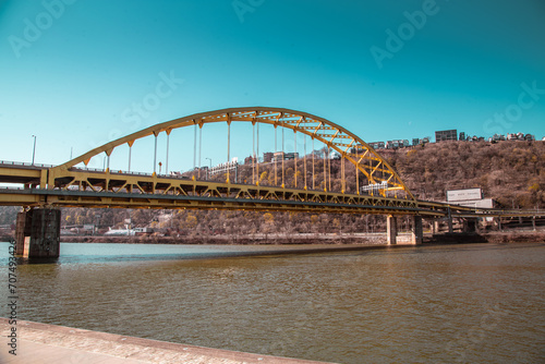 Fort Pitt Bridge in Pittsburgh Pennsylvania