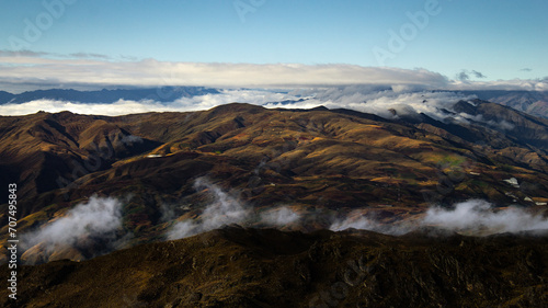sowing mountain range view in Teta de Niquitao, Trujillo, Venezuela
