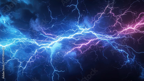 Electricity Lightning: Futuristic Visualization photo
