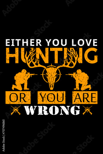 hunting t-shirt design