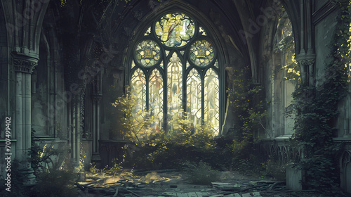overgrown cathedral photo