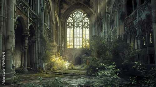 overgrown cathedral