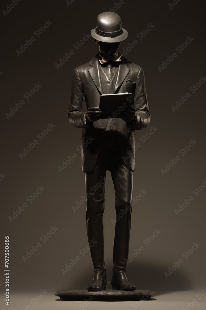 illustration model people statue ai generative illustration model people statue ai generative