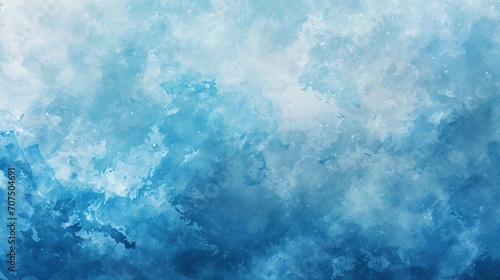 Blue sky watercolor background, texture paper, flare light background © INK ART BACKGROUND