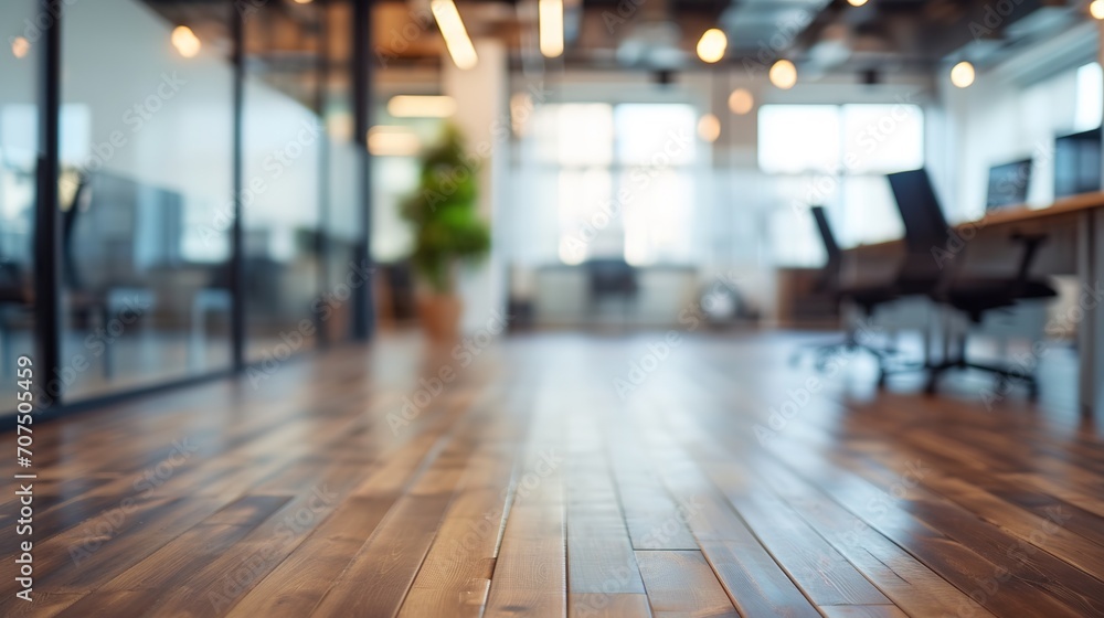Blurring the Background in a Modern Office Interior Blurring the Background in a Modern Office Interior
