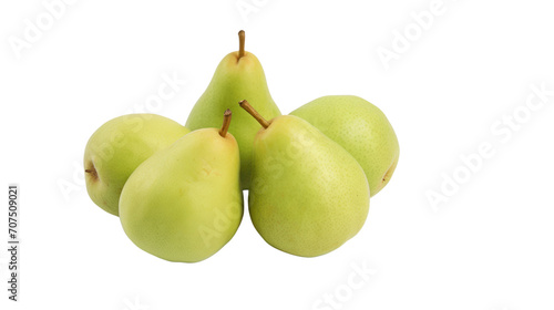 pears isolated on white background
