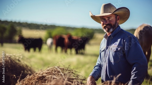 A cattle rancher explains the benefits of rotational grazing, stressing the importance of maintaining soil health for the sustainability of his farm.