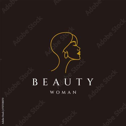 Beauty logo design vector template