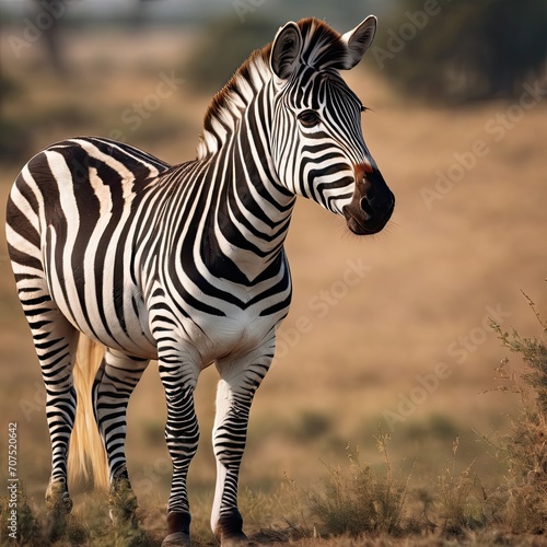 zebra in the green grass