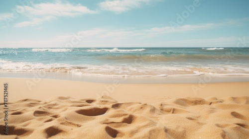 Soft, warm sand creates a perfect backdrop for a day of relaxation and sun