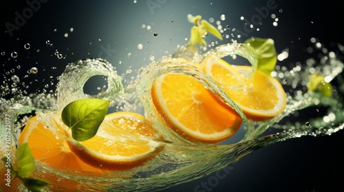 Twist of citrus zest spiraling elegantly into a drink  adding a burst of flavor
