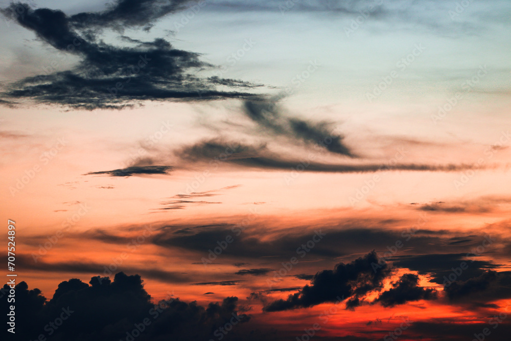 Naklejka premium sunset