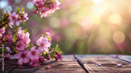 Table background and spring time