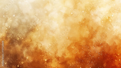 watercolor light brown dust autumn abstract background digital painting, flare light background © CLOVER BACKGROUND