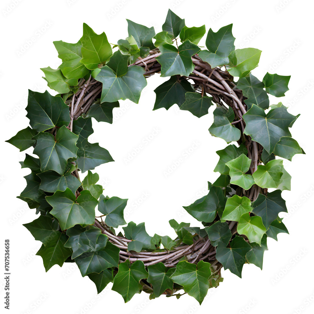 Fototapeta premium ivy wreath