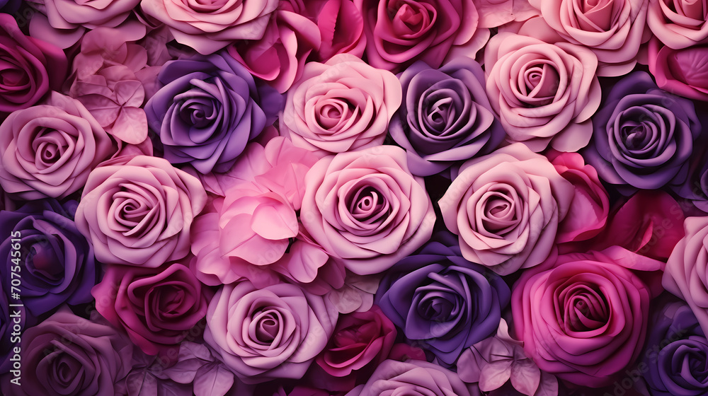 Vibrant Valentine's Day background with red hearts Vibrant Valentine's Day background with red hearts