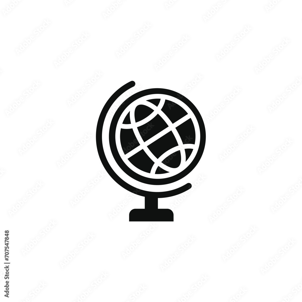 Globe icon isolated on transparent background Globe icon isolated on transparent background