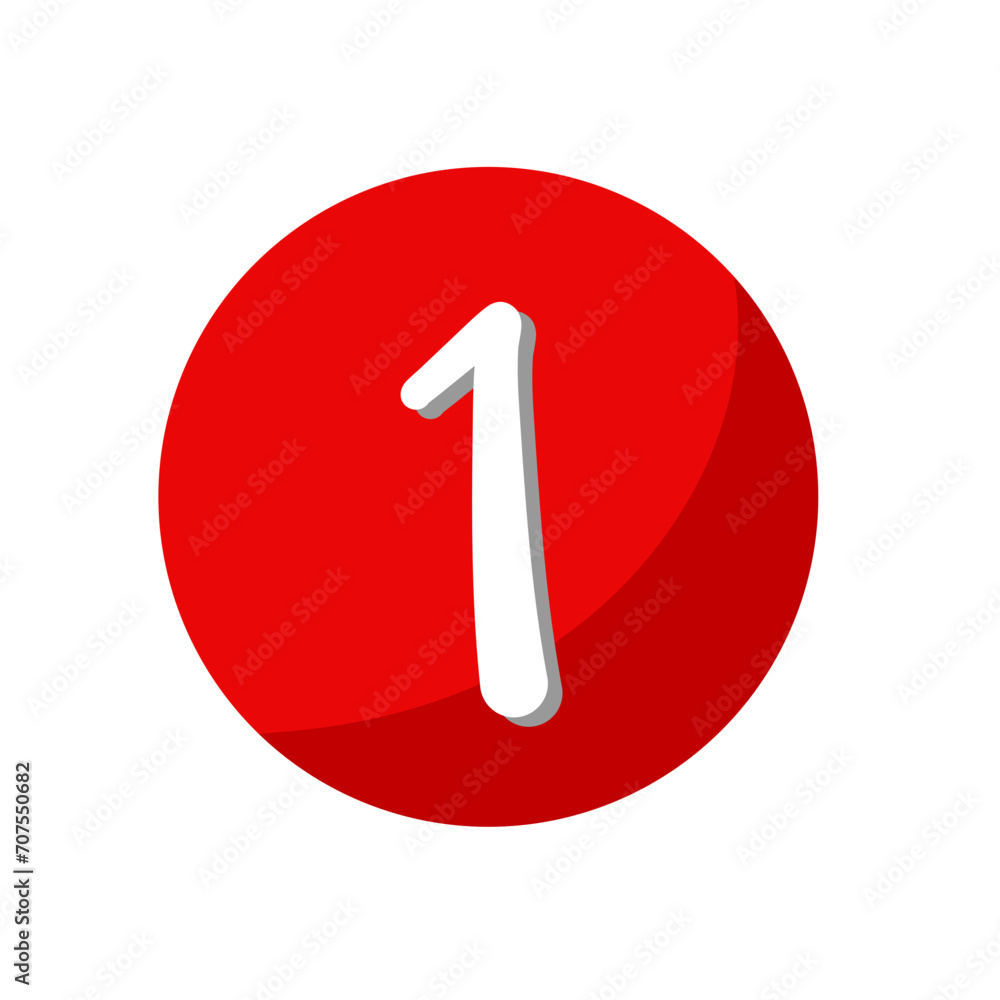 Numbers Icon Vector Numbers Icon Vector