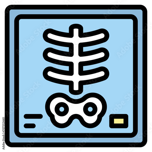 x ray line icon