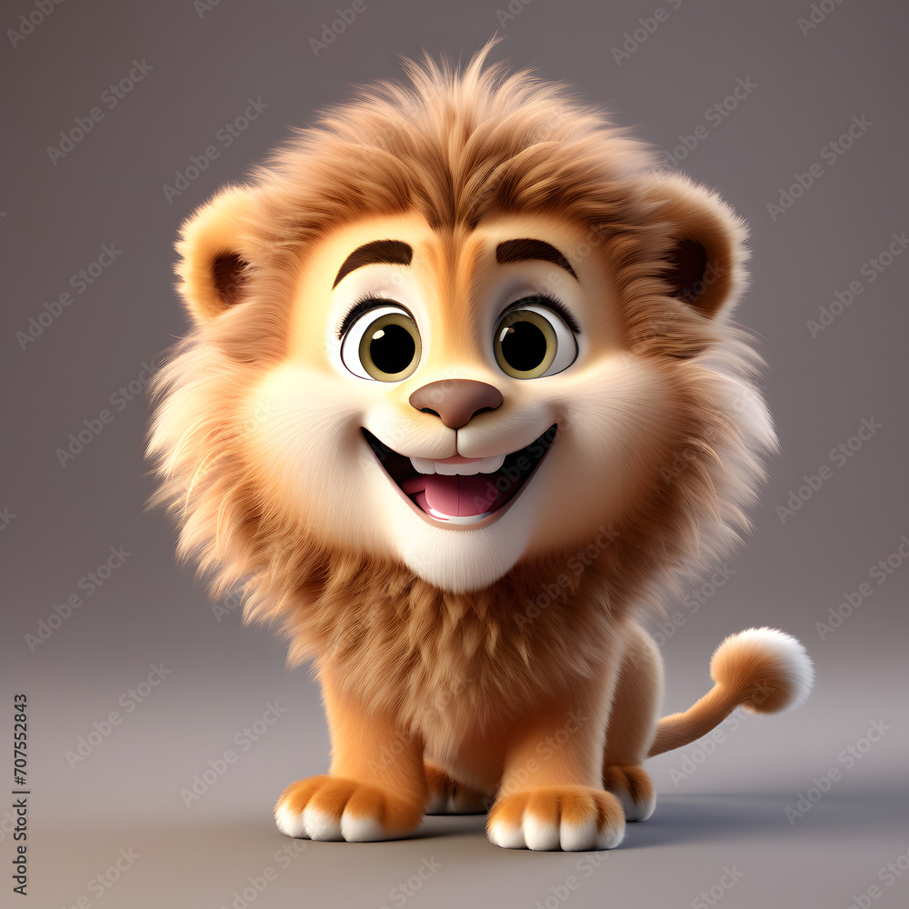 Lion smiling 021. Generate Ai Lion smiling 021. Generate Ai