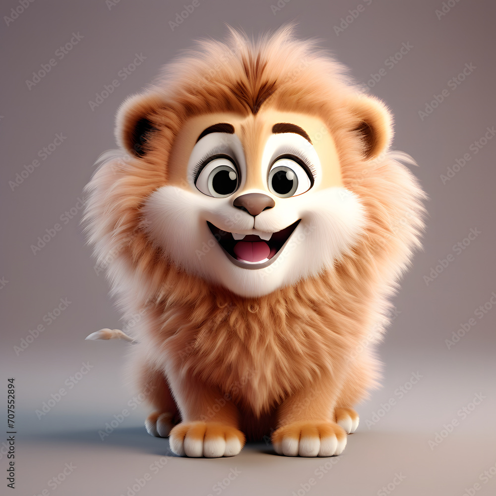 Lion smiling 023. Generate Ai Lion smiling 023. Generate Ai