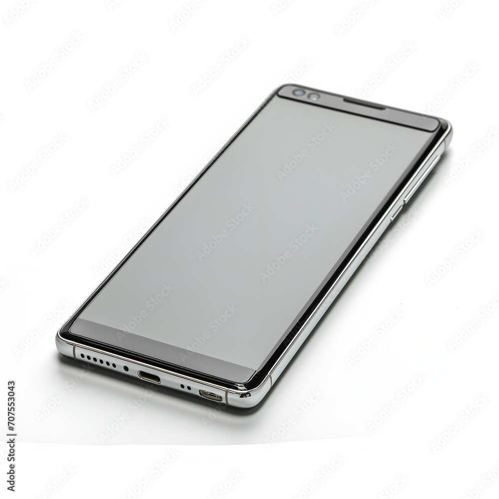 smartphone isolated on white background smartphone isolated on white background