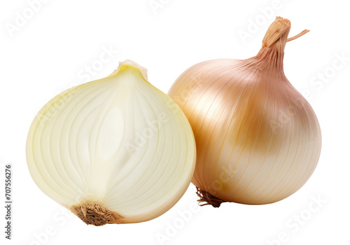 onions isolated on transparent background