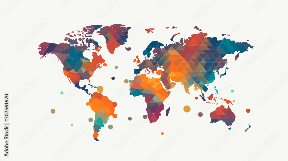 World wide business concept image. Vector illustration. World wide business concept image. Vector illustration.