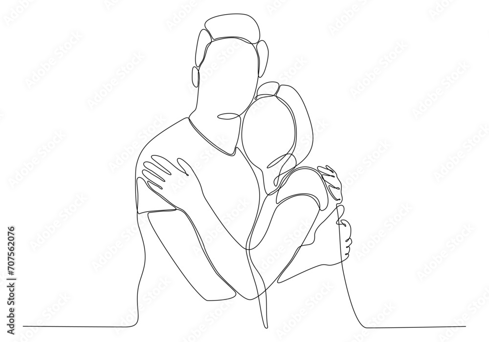 one line drawing hugging a couple one line drawing hugging a couple