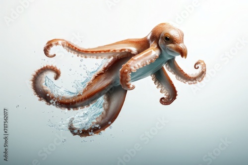 Studio Photo of an Octopus - Animal Themes and Marine Invertebrates © Mahenz
